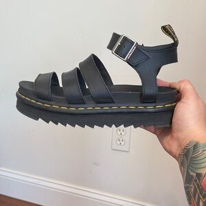 Dr. Martens Black Platform Sandals